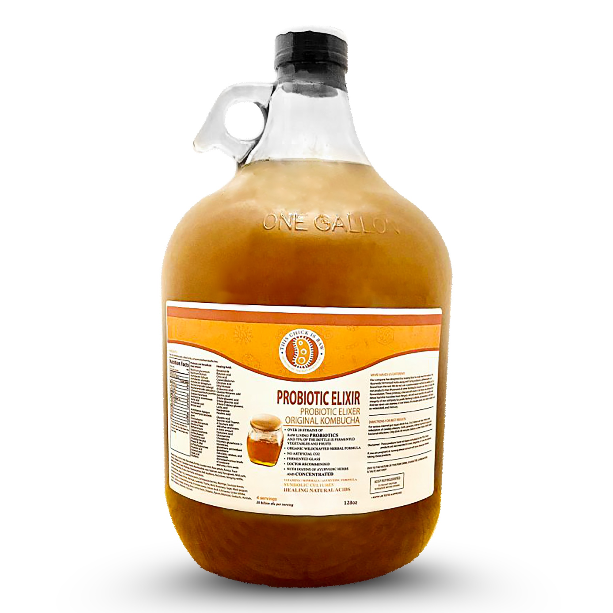 Original Kombucha Tea Probiotic Elixir - This Chick is Raw